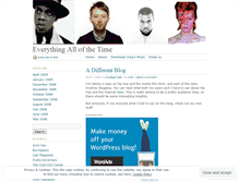 Tablet Screenshot of everythingallofthetime.wordpress.com