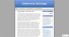 Desktop Screenshot of clobbered.wordpress.com