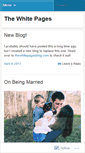 Mobile Screenshot of perfectlywhite.wordpress.com
