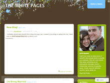 Tablet Screenshot of perfectlywhite.wordpress.com