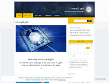 Tablet Screenshot of eternallight.wordpress.com
