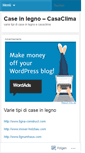 Mobile Screenshot of caseinlegno.wordpress.com