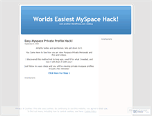 Tablet Screenshot of myspaceviewer.wordpress.com