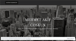 Desktop Screenshot of mehmetacoskun.wordpress.com