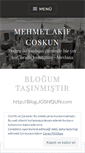 Mobile Screenshot of mehmetacoskun.wordpress.com