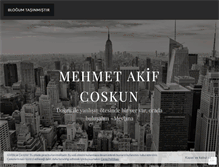 Tablet Screenshot of mehmetacoskun.wordpress.com