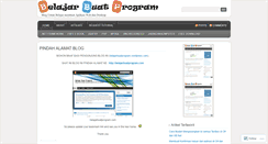 Desktop Screenshot of belajarbuatprogram.wordpress.com