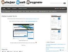 Tablet Screenshot of belajarbuatprogram.wordpress.com