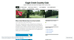 Desktop Screenshot of eaglecreekkygolf.wordpress.com