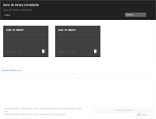 Tablet Screenshot of express.bancdebinarycomplaints.wordpress.com