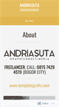 Mobile Screenshot of andriasuta.wordpress.com