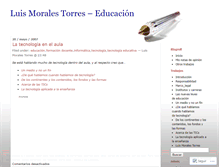 Tablet Screenshot of luismoto.wordpress.com