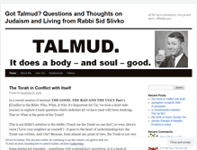 Tablet Screenshot of opensourcetalmud.wordpress.com