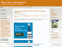 Tablet Screenshot of digthisvolleyball.wordpress.com