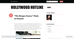 Desktop Screenshot of hollywoodhotline.wordpress.com