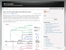 Tablet Screenshot of bseconomist.wordpress.com