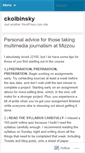 Mobile Screenshot of casiekolbinsky.wordpress.com