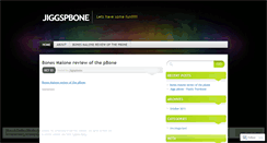 Desktop Screenshot of jiggspbone.wordpress.com