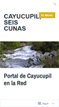 Mobile Screenshot of cayucupil.wordpress.com