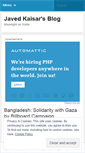 Mobile Screenshot of javedkaisar.wordpress.com