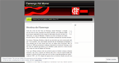 Desktop Screenshot of flamengoatemorrer.wordpress.com