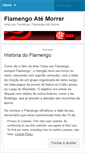 Mobile Screenshot of flamengoatemorrer.wordpress.com