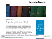 Tablet Screenshot of larsbandersson.wordpress.com