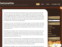 Tablet Screenshot of battymatilda.wordpress.com