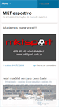 Mobile Screenshot of mktsport.wordpress.com