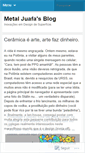 Mobile Screenshot of metaljuafa.wordpress.com