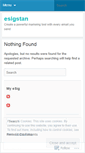 Mobile Screenshot of esigstan.wordpress.com