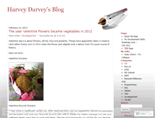 Tablet Screenshot of harveydarvey.wordpress.com