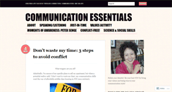 Desktop Screenshot of communicationessentials.wordpress.com