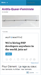Mobile Screenshot of antifaqueerfeminist.wordpress.com