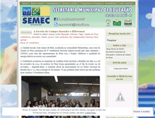 Tablet Screenshot of educacastelo.wordpress.com