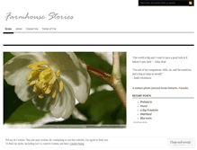 Tablet Screenshot of farmhousestories.wordpress.com