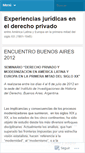 Mobile Screenshot of experienciasderechoprivadosigloxx.wordpress.com