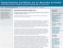 Tablet Screenshot of experienciasderechoprivadosigloxx.wordpress.com