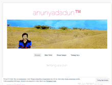 Tablet Screenshot of ininyadadun.wordpress.com