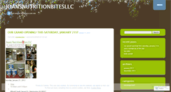 Desktop Screenshot of joansnutritionbitesllc.wordpress.com