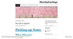 Desktop Screenshot of marshagarbage.wordpress.com