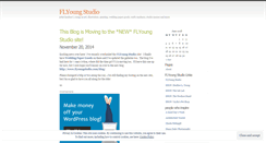 Desktop Screenshot of flyoungstudio.wordpress.com