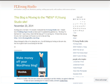 Tablet Screenshot of flyoungstudio.wordpress.com