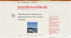 Desktop Screenshot of jenniferwrobleski.wordpress.com
