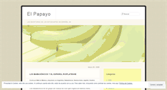 Desktop Screenshot of delpapayo.wordpress.com