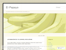 Tablet Screenshot of delpapayo.wordpress.com