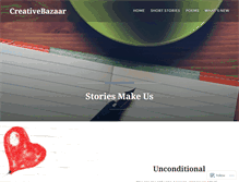 Tablet Screenshot of creativebazaar.wordpress.com