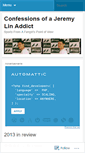 Mobile Screenshot of ilovejeremylin.wordpress.com