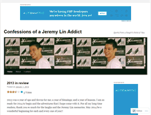 Tablet Screenshot of ilovejeremylin.wordpress.com