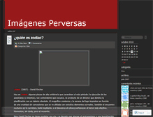 Tablet Screenshot of imagenesperversas.wordpress.com